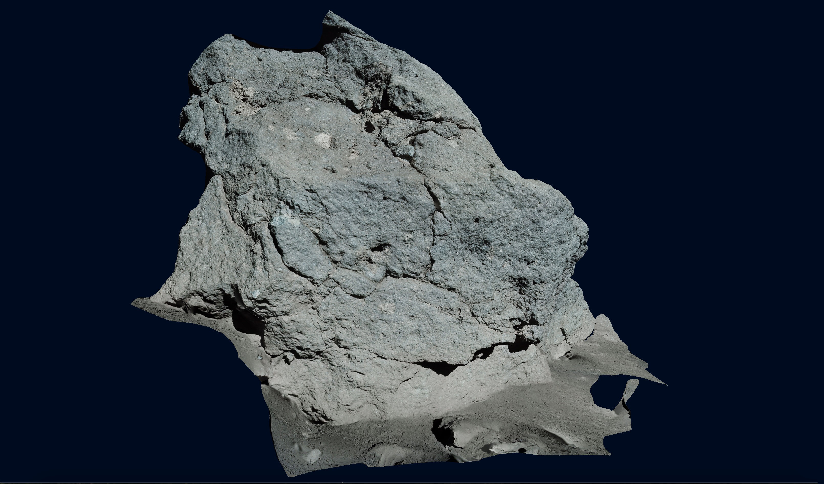 Rapid Lightning Apollo 17 Boulder reconstruction
